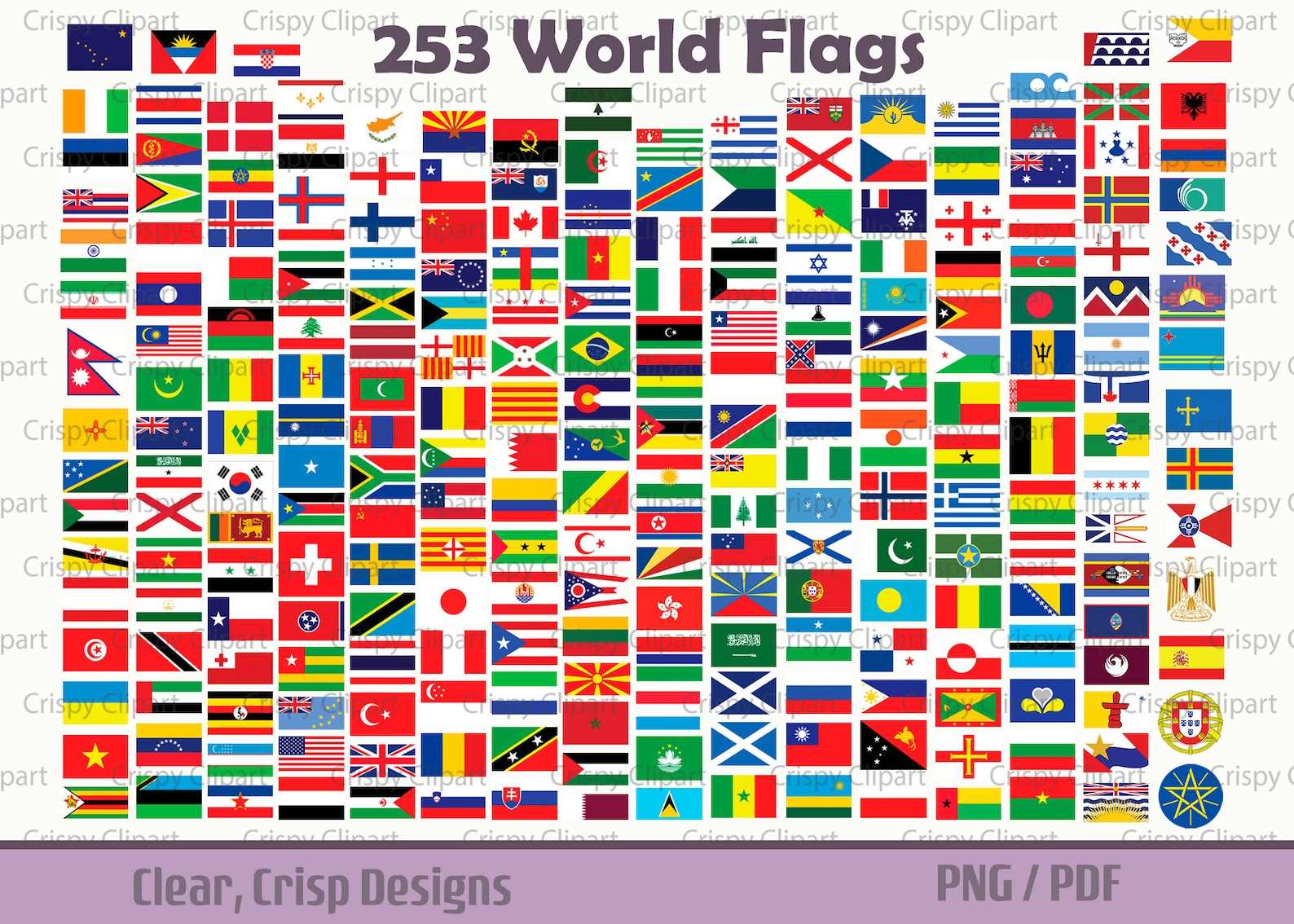 Drapeaux des Pays du Monde