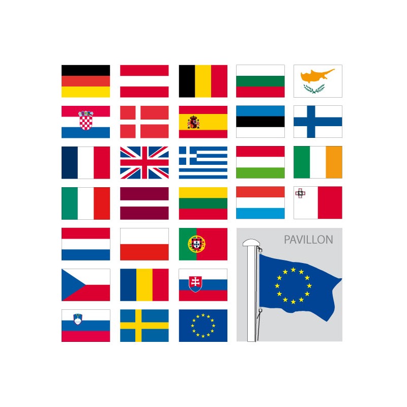 Drapeaux des Pays Européens